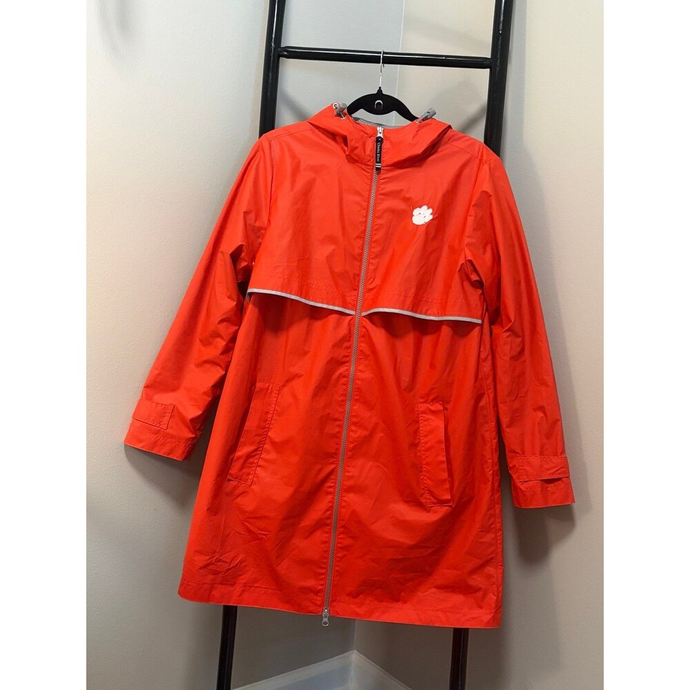 Clemson Tigers Charles River Rain Jacket | Women’s M | Orange